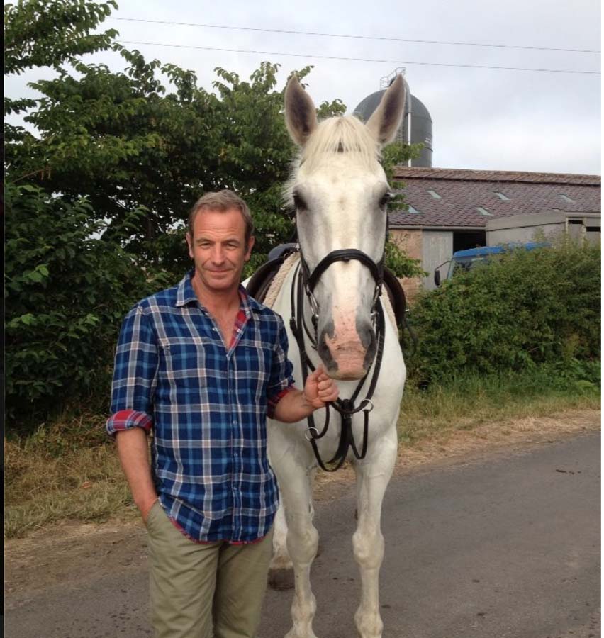 Robson Green at Kimmerston Riding Centre